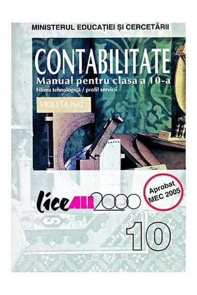 Editura All Accounting. Textbook for the 10th grade, VIOLETA