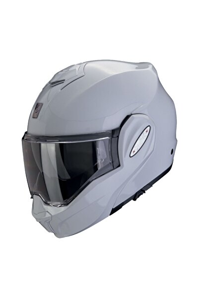 Scorpion Exo-Tech Evo Pro Çene Açılabilir Motosiklet Kaskı Açık Gri
