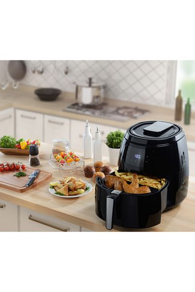 ALSAIF Healthy Air Fryer – 9L – Digital – 1800W – Black
