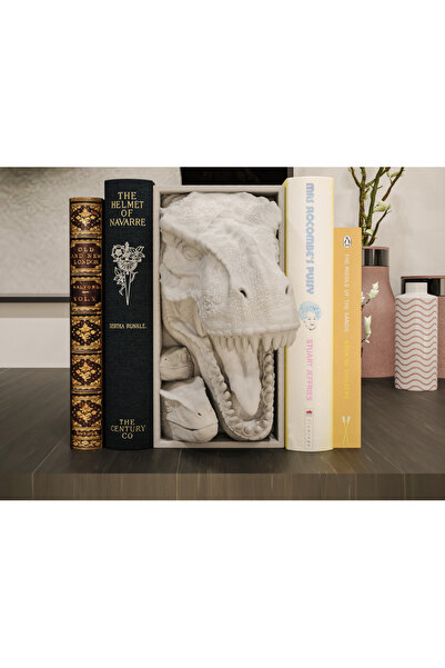 Phigo Jurassic Park Kitaplık Dekoru ve T-REX Dinazor - İsim Yazdırılabilir