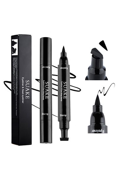 SUAKE Liquid Eyeliner Stamp Pencil Quick Drying Lasting Waterproof Liquid Stamp Eyeliner Pencil for Women