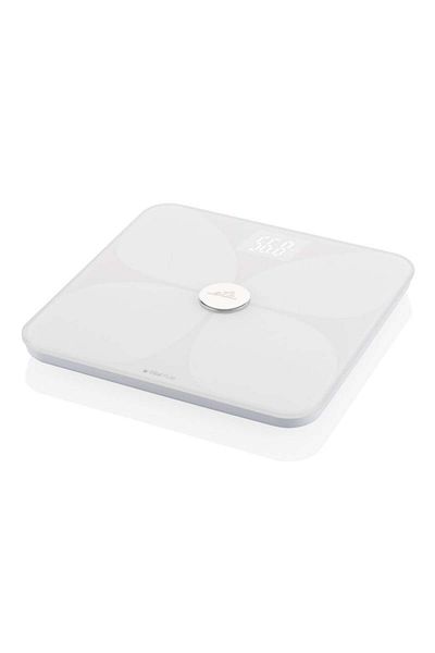 ETA Smart Scale Vital Pure 7781 90000, 180 Kg, Bluetooth, Tempered Glass, White
