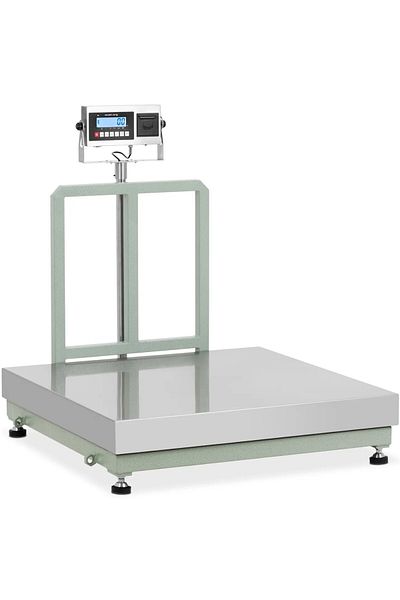 Steinberg Systems Cântar cu platformă și imprimantă LCD pentru etichete 100 x 100 cm 1000 kg / 100 g