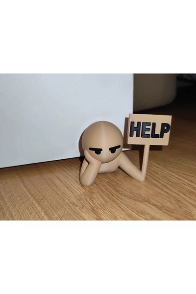 Phigo Set de 5 bucăți opritoare de ușă - Suport de ușă cu imprimare 3D - Numele poate fi scris