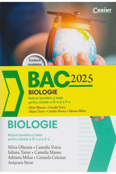 Editura Corint Bacalaureat 2025. Biologie. Notiuni teoretice si t
