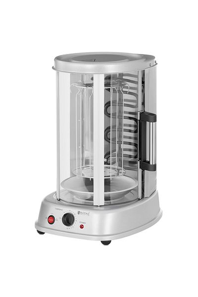 Royal Catering MINI prăjitor de pâine pentru kebab, gyros, legume, vertical 3 în 1, 1500 W, Royal Catering RCGV-1400