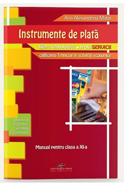 Editura CD Press Payment Instruments - textbook for grade 11