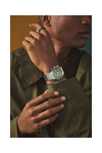 Timex Q Falcon Eye Chronograph Men's Watch