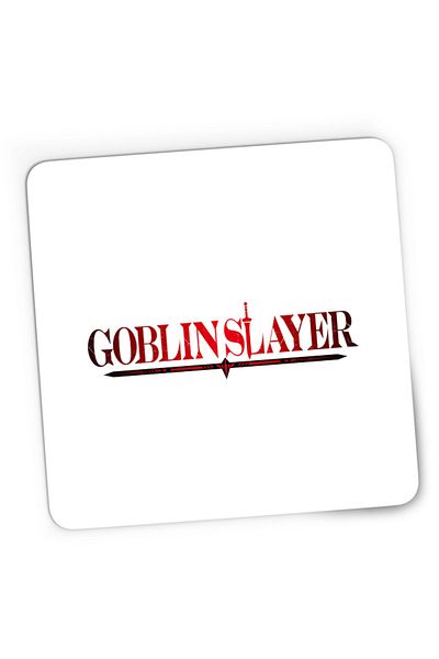 OEM Mousepad Gaming Goblin Slayer Logo Kumo Kagyu Light Novel Anime Manga, 21x19 cm