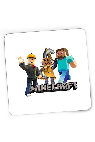 OEM Mousepad Gaming Roblox Minecraft Video Mcskins Tlauncher, 21x19 cm