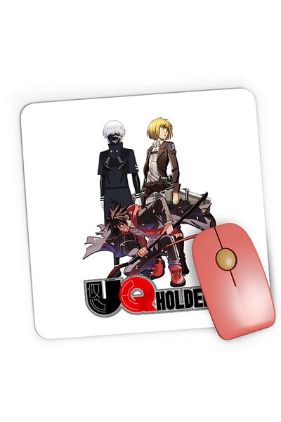 OEM Mousepad Gaming UQ Holder Touta Demon Samurai Sword Soul Anime Otaku, 21x19 cm