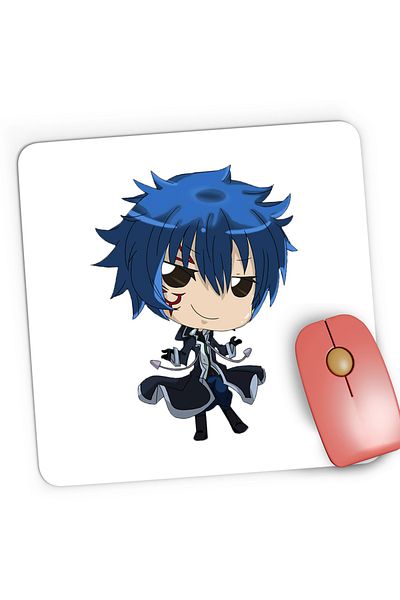 OEM Mousepad Gaming Fairy Tail Gray Fullbuster Police Friends, 21x19 cm