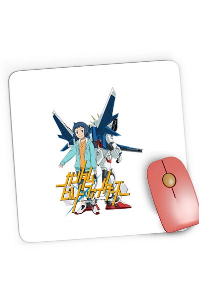 OEM Mousepad Gaming dam Build Fighters Sei Robot, 21x19 cm