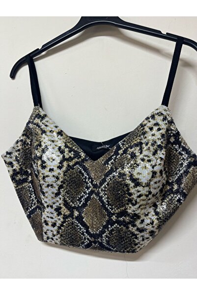 Javelin Collection Leopard Sequence Bustier on the Front