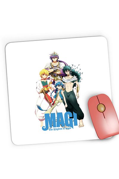 OEM Mousepad Gaming Magi The Labyrinth of Magic Fantasy Anime Manga, 21x19 cm