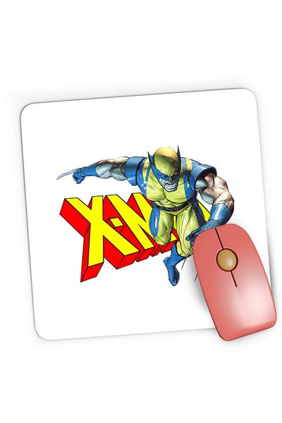 OEM Mousepad Gaming Wolverine X-Men Logo Superpower Hero, 21x19 cm