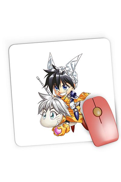 OEM Mousepad Gaming Hoshin Engi Taikoubou Sibuxiang Chibi Fly Rod Otaku Naruto, 21x19 cm