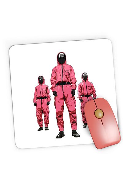 OEM Mousepad Gaming Squid Game Survival Drama Korean, 21x19 cm