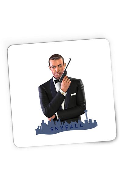 OEM Mousepad Gaming James Bond Skyfall Movie Cool British Spy, 21x19 cm