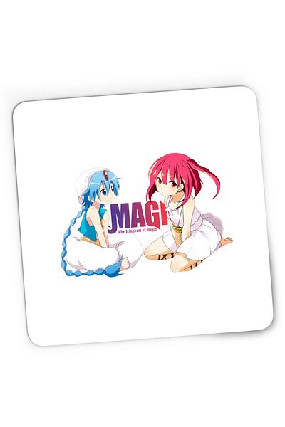 OEM Mousepad Gaming Magi The Labyrinth of Magic Alladin Morgiana Sitting, 21x19 cm