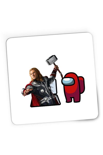 OEM Mousepad Gaming Thor Among Us Suspicious Vent Hammer Gameplay Puzzle, 21x19 cm
