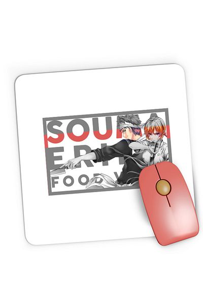 OEM Mousepad Gaming Food Wars Souma Erina Manga Knife Anime Rosub, 21x19 cm
