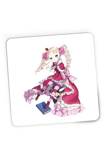 OEM Mousepad Gaming Re Zero Beatrice Library Book Magic Tsundere Desene, 21x19 cm