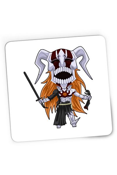 OEM Mousepad Gaming Bleach Anime Monster Meme Fox Manga, 21x19 cm