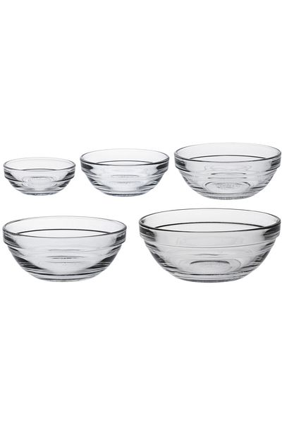 shumee Miseczka salaterka transparentna GIGOGNE 310 ml - zestaw 6 szt.