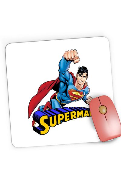 OEM Mousepad Gaming Superman Men of Steel Revine Desen, 21x19 cm