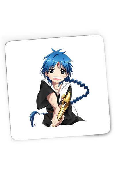 OEM Mousepad Gaming Magi The Labyrinth of Magic Alladin Flute Fighting, 21x19 cm