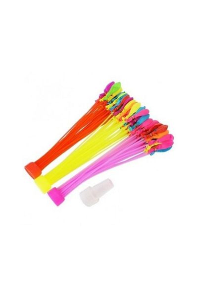 Gonga Set 111 balloons with quick-fill, self-sealing, multicolor