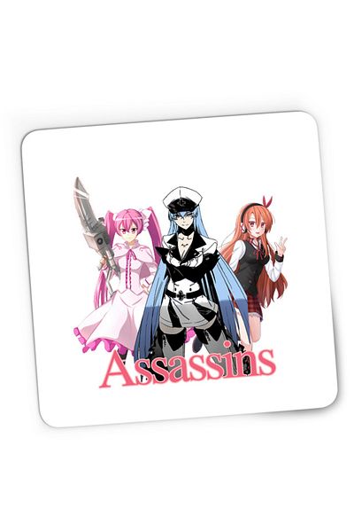 OEM Mousepad Gaming Akame ga Kill Mine Esdeath Celsea Spadasin Assasin Anime, 21x19 cm