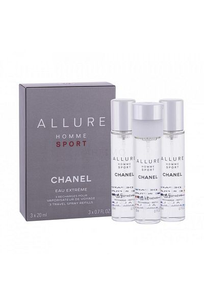 Chanel Allure Homme Sport Extreme, Men, Eau de Toilette, Eau de Toilette, 3 x 20 ml Voyage