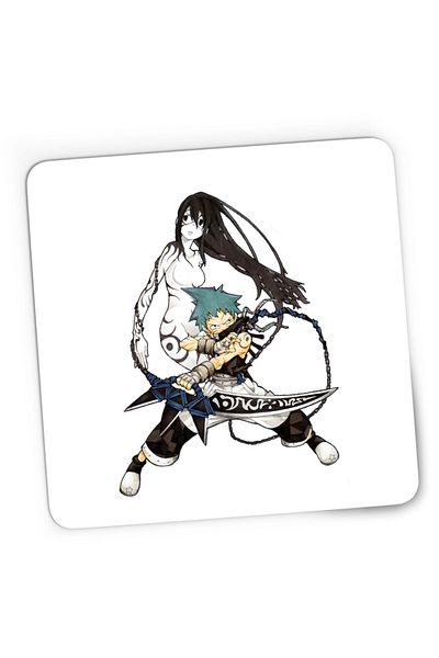 OEM Mousepad Gaming Soul Eater Black Star Weapon Master Soul, 21x19 cm