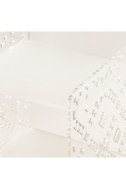 LA MESA حامل إطارين أكريليك من مجموعة نسيج