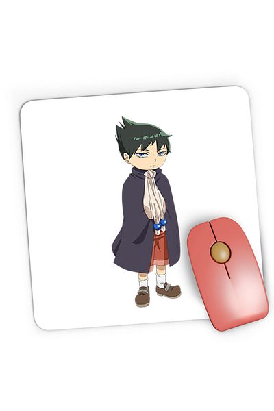OEM Mousepad Gaming Muhyo Roji Tarou Magician Tricks Exorcist Ghoul Anime Weeb, 21x19 cm