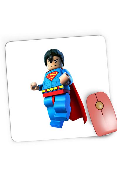 OEM Mousepad Gaming Superman Heroes Technic Duplo Ninjago, 21x19 cm