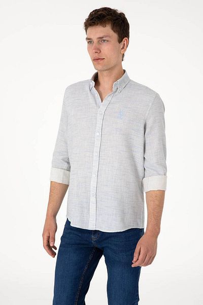 U.S. Polo Assn. U.S. Polo Assn. Light Blue Men's Shirt 2106672