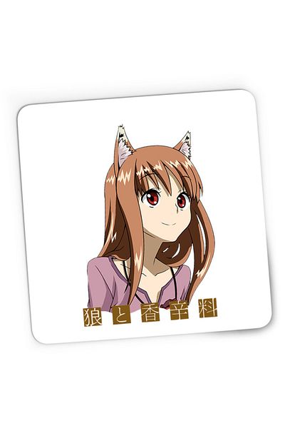 OEM Mousepad Gaming Spice And Wolf Holo Small Fox Furry Funimation, 21x19 cm