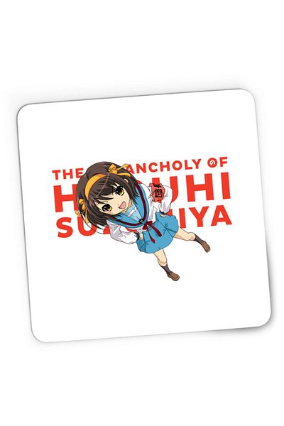 OEM Mousepad Gaming Haruhi Suzumiya Highschool Uniform Club SOS Fun Action, 21x19 cm
