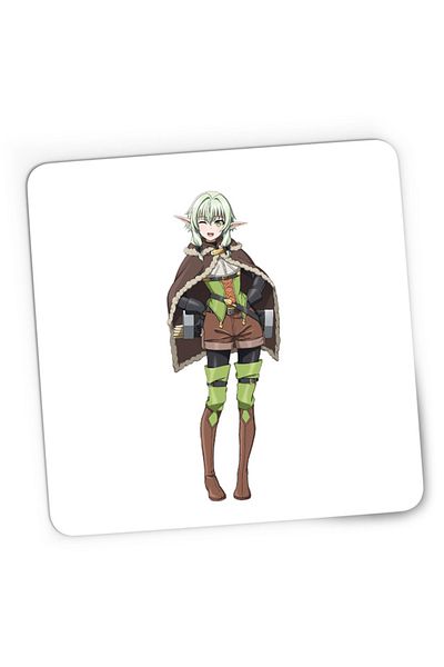 OEM Mousepad Gaming Goblin Slayer Elf Forest Helper Magic Healer Fantasy Anime, 21x19 cm