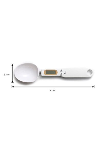 OEM Electronic Weighing Spoon, 0.1g Precision, Multifunction, Silver, 9x2.4x1.2cm