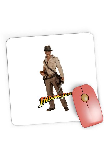 OEM Mousepad Gaming Indiana Jones Travel Treasure Adventure Figure, 21x19 cm