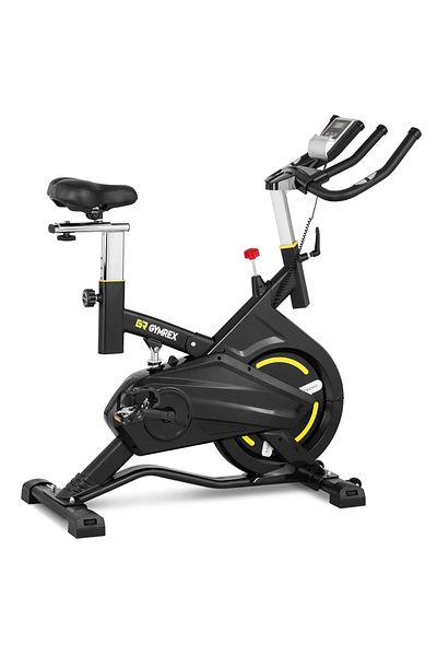 Gymrex Bicicletă de spinning staționară până la 100 kg - volantă 13 kg