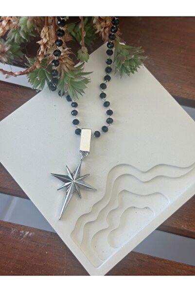 mibrillo قلادة سيريوس بول ستار للرجال من الفضة