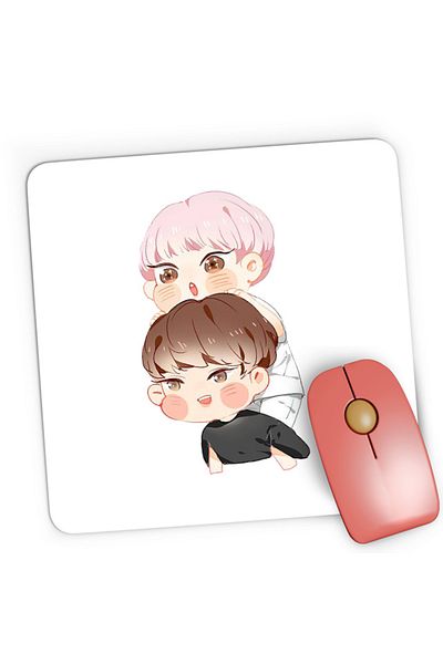 OEM Mousepad Gaming Seventeen K-pop Chibi Army The8 DK Kim Mingyu, 21x19 cm