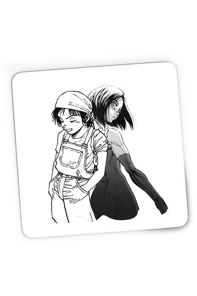 OEM Mousepad Gaming Battle Angel Alita Gally Yugo Couple Animeeater, 21x19 cm
