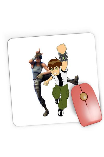 OEM Mousepad Gaming Ben10 Jump Comics Fortnite Game Children Dance Fun, 21x19 cm