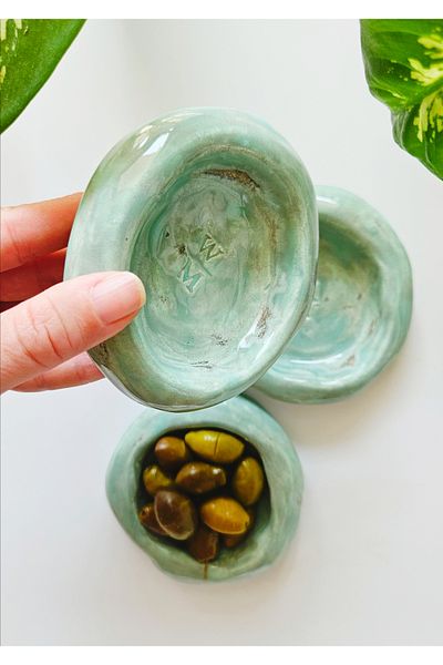 WEBBMODA Handmade 3 Snack Bowls